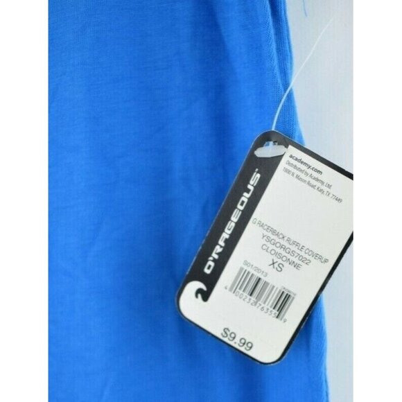 ORageous Girls XS Racerback Blue Ruffle Tunic Coverup New with tags - Picture 4 of 4